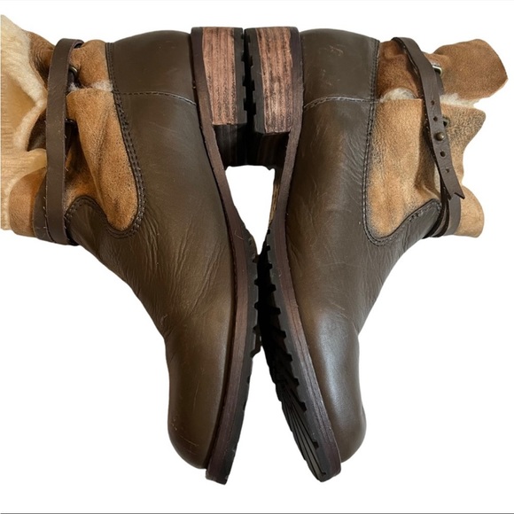 Matt Bernson Two Tone Leather Ankle Boots - Picture 7 of 10